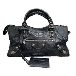 USED 💯Authentic Balenciaga City XL Giant Gun Stud!